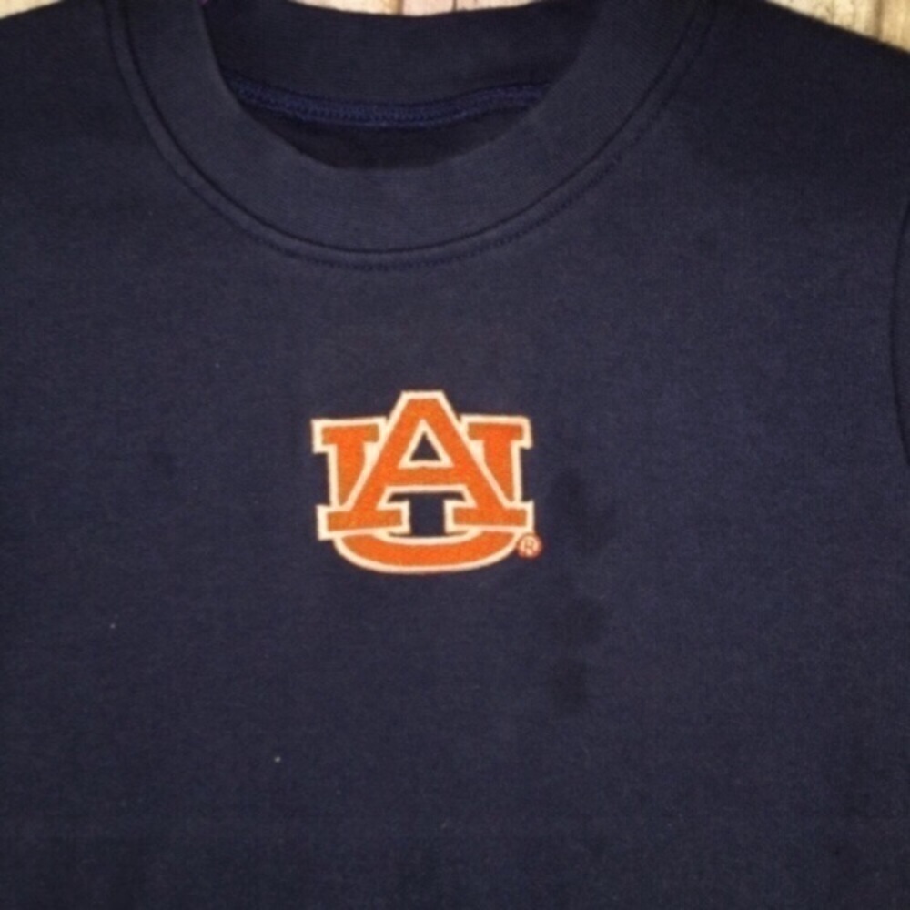 Auburn Tigers Baby Long Sleeve Shirt 18M Navy NCAA Kids Tee - Picture 2 of 4